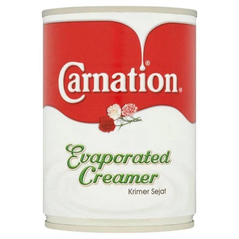 Carnation Evaporated Creamer 390g /Krimer Sejat 三花淡奶 Evaporated milk