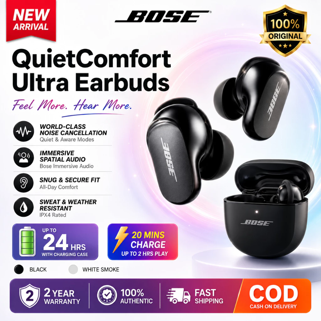 Wireless Noise Cancelling Earbuds
