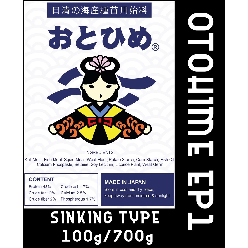 Otohime EP1 - Premium Growth fish pellet