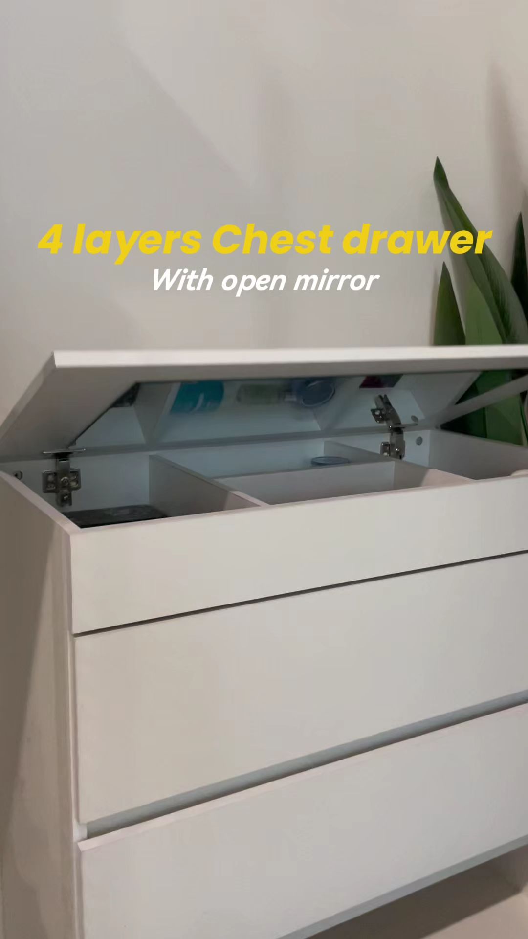 Dah grab ke belum chest drawer multi-function ni? Boleh dijadikan dressing table, dan organizer juga! #mirrordrawer #drawer #chestdrawer #laci