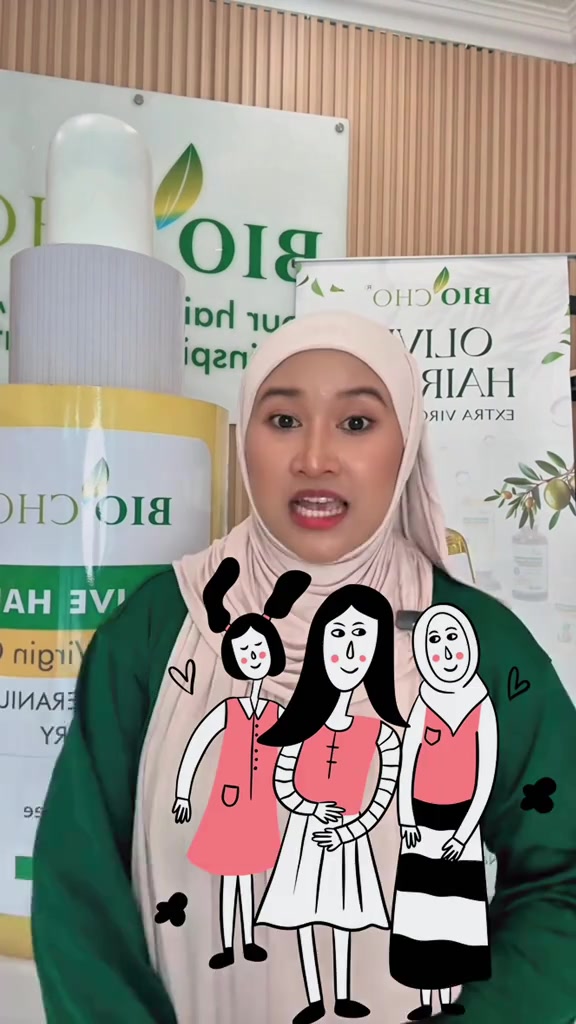 Rambut berbau hapak atau kepam buat kita rasa tak yakin nak dekat dengan orang? Jangan risau, penyelesaiannya ada! 🌿 Olive Hair Oil Biocho dengan gabungan hebat rosemary dan rose geranium bantu beri aroma yang segar, menenangkan dan tahan lama. B...