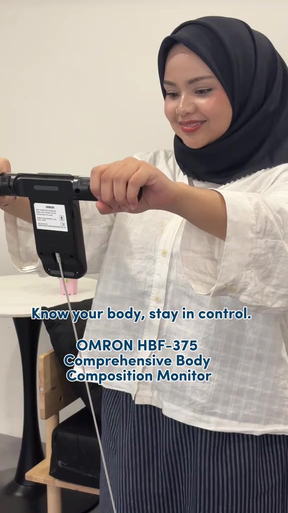 It’s not just about how much you weigh—it’s about what your body is made of. With 8 sensors and full-body insights, OMRON HBF-375 helps you track what truly matters 💙                #OmronMY #OMRONMalaysia #HBF375 #BodyCompositionMonitor #Viscera...