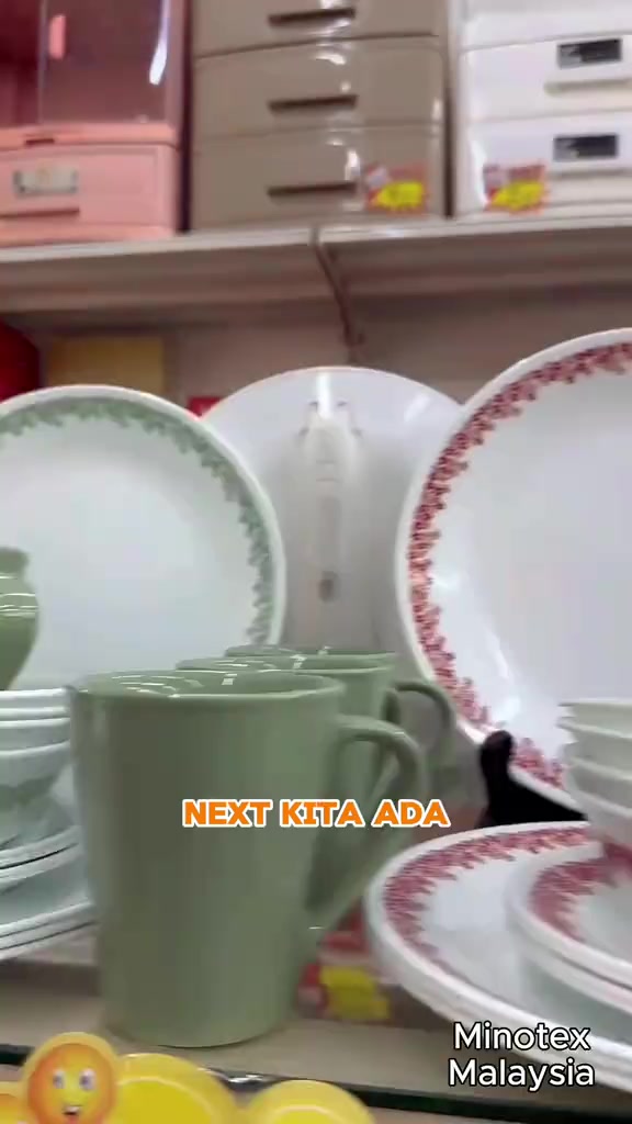 Live Replay:  Latest Design kami ada corak: Spring Blossom Mint, Spring Blossom Red & Green Clover.  #corelle #corellemalaysia #corellemurah #corelleplates #minotex #