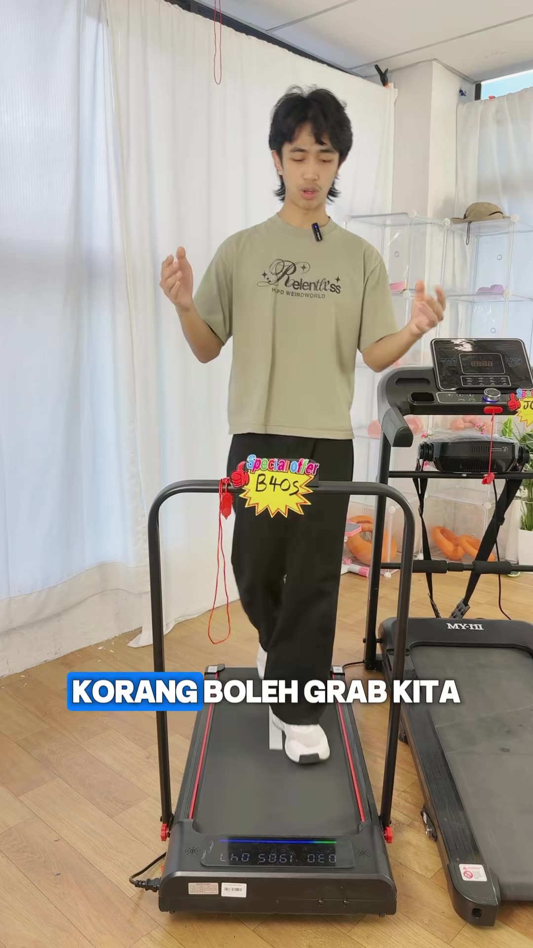 Motor senyap dengan cerun larasan, promosi tidak akan ulang selepas hari jenama #WalkingPad #WalkingPadMalaysia #treadmill #mesinlari #treadmillrumah #treadmilllipat #treadmillkecil #alatfitnessrumah #tidakambilruang #walkingpad #senamanrumah #ala...