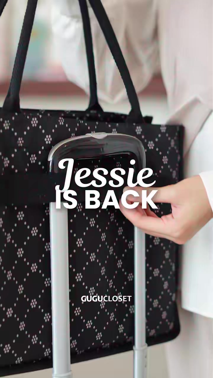 For sudden trips. For busy days. For women who carry everything. Something you've been waiting for is making a comeback. 🤎 JESSIE IS BACK. #jessiebygugu#gugucloset#totebag#bagtravel#gugu01