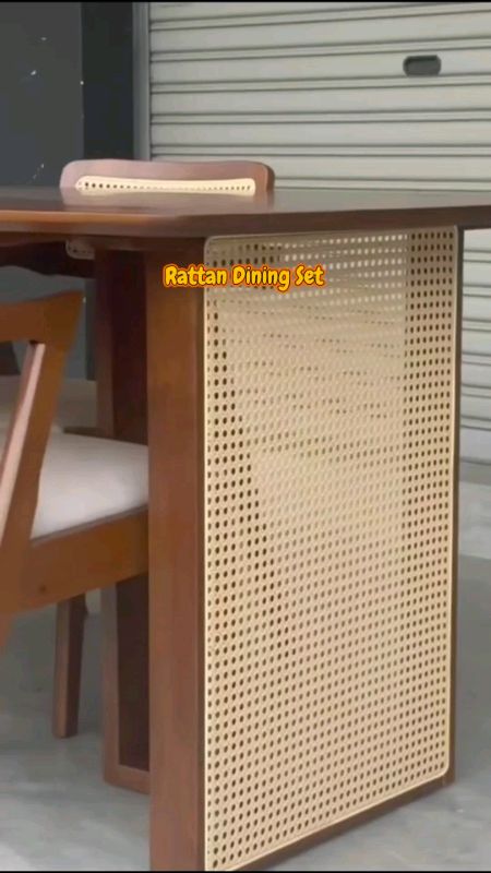 #rattandiningset #mujistyle #aesthetic #rattan #shopeehaul #shopeelagimurah