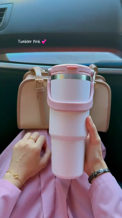 Tumbler Pink #ShopeeHaul #ShopeeMY