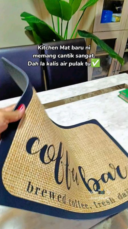 #kitchenmat #alasdapur #drainmat #shopeehaul #shopeemy