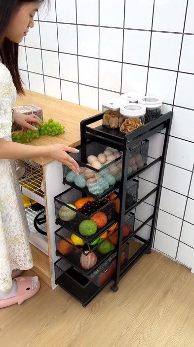 #rack #kitchen #stainlesssteel #dapur #narrow #trolley #Storage #goodthing
