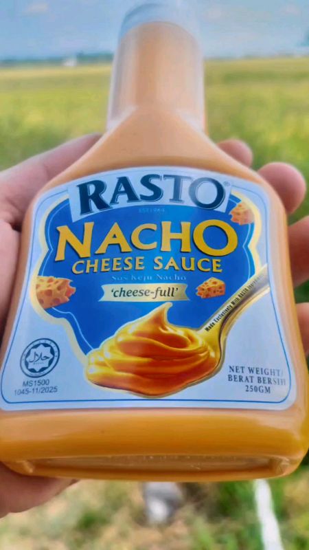 Yaa ampun sedapnyaaa niii #rasto #nacho #cheese #sauce #shopeemy #ShopeeFood #saycheese