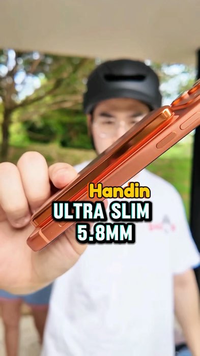 Handin Ultra slim 5.8mm powerbank fast charging wireless MagSafe #handin #ultraslim #powerbank #fastcharging #wireless