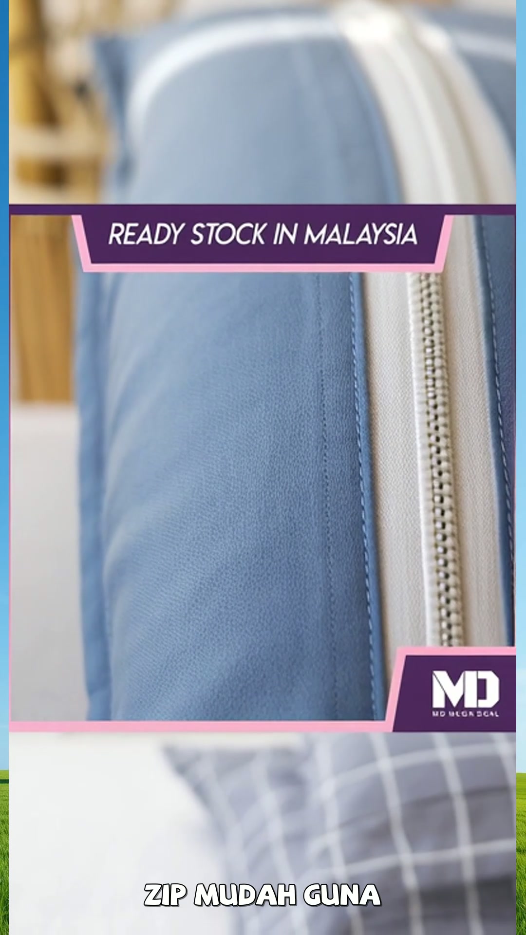 Sarung bantal zip murah, lembut & cantik untuk bilik tidur anda! #ShopeeDeals #viral #BilikTidur
