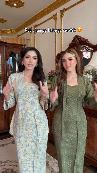 Pov: jumpa kebaya cantik 😍 #shopeehaul #women #female #bajukebaya #bajukurungmoden