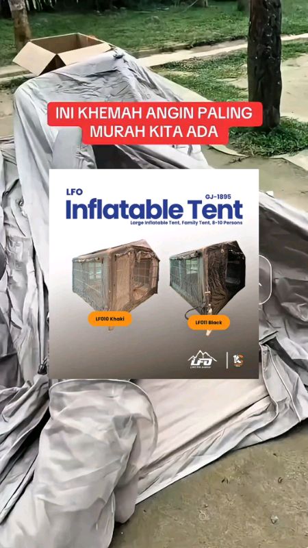 Ni lahh dia air tent yg sesuai futk family yg ramai, boleh sehingga 8pax! Grab cepat stock terhad yeer 🔥🔥🔥 #airtent #camping #glamping #outdoor