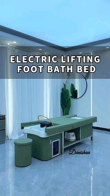Barber s special solid wood beauty salon shampoo bed hairdressing fumigation Thai massage therapy constant temperature