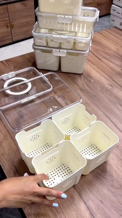 Senang wei, macam macam boleh letak. Siap bertutup lagi