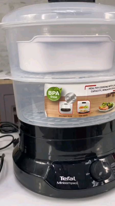 #TefalUltracompactSteamer#FoodSteamerVC2048