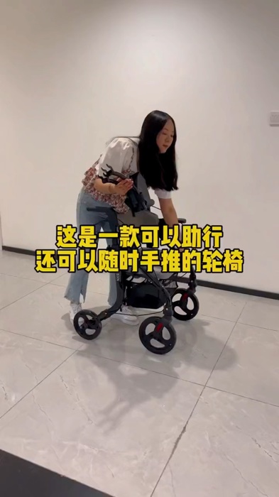 Two-in-one wheelchair walker#wheelchair #walker