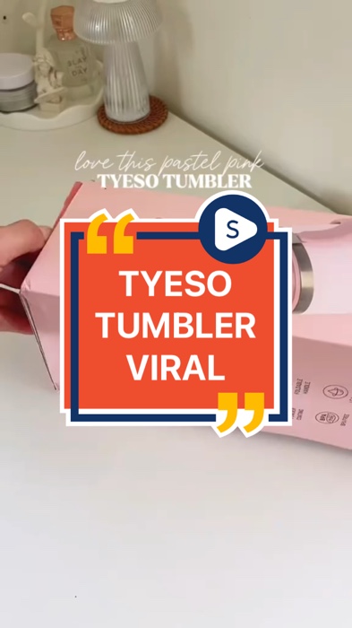 air kekal sejuk sampai pagi 🥰 #tyeso #tumbler #tyesotumbler #shopeefyp #shopeeviral