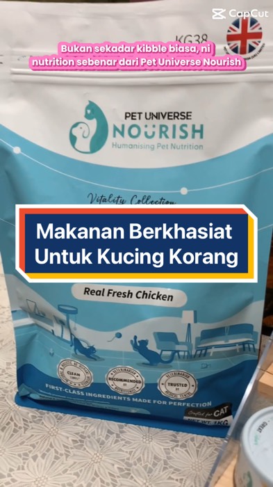 Dah topup belum makanan kucing korang🤗#kucingsihat #makanankucing #pecintakucing #petuniversenourish