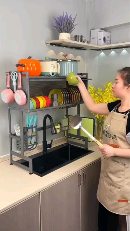 Stainless Steel Kitchen Dish Rack ✨