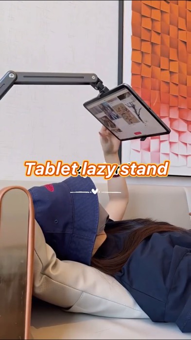 Tablet Lazy Holder #tabletholder #tabletlazyholder #floorstand #tablestand #LazyPhoneStand #shopeelagimurah #shopeehaul