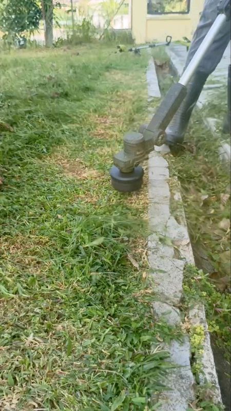 potong rapat pun takde hal #mesinrumput #mesinrumputbateri  #tanzu