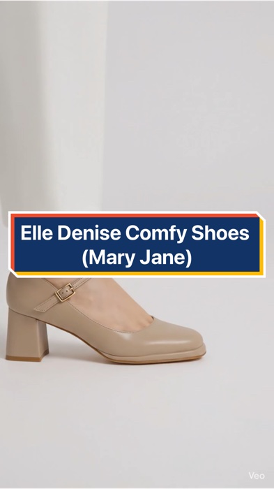 Walk confidently with Elle Denise Mary Jane shoes!!! 😮‍💨😍🫶🏻✨ #comfyshoes #womenshoes #shopeemy #shopeelagimurah #trending #viral #fyp