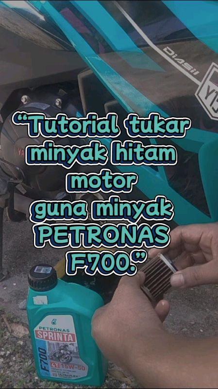 #MinyakHitamMotor #PetronasF700 #PetronasOil #DIYMotor #TipsMotor #TukarMinyakHitam #TutorialMotor #MotorMaintenance #RiderMalaysia #ShopeeAffiliateMY
