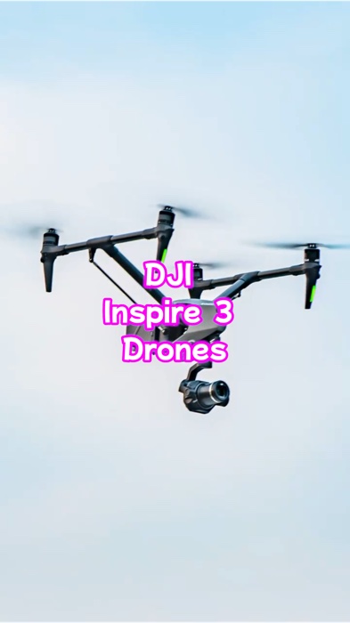 DJI Inspire 3 Drones with Remote #DJI #Drone #Videography #Photographer #Travelling #fyp