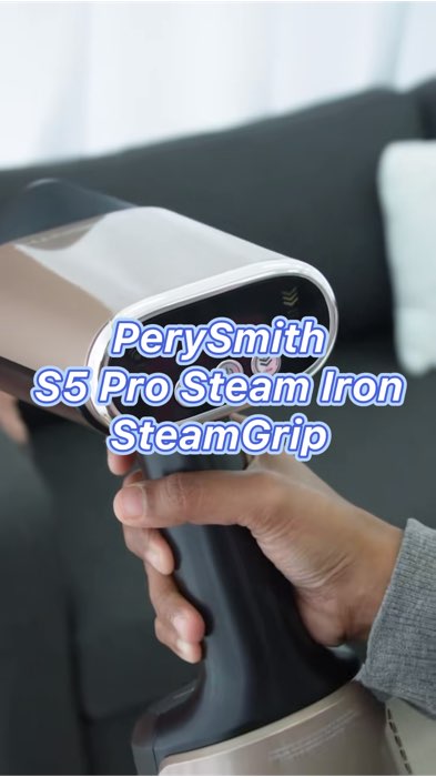 ￼PerySmith S5 Pro Steam Iron SteamGrip 🤩✨ #perysmith #iron #steamiron #traveliron #shopeemy