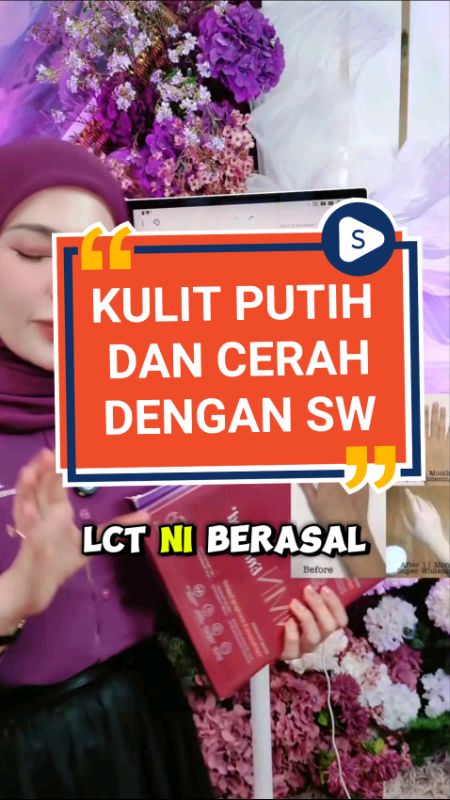 Rupanya boleh je cerahkan dan putihkan kulit. Consume SW ni je boleh putih..cer tgk feedback kalau tak caye.. #madammu #swnoir #noir #shopeehaul #sale