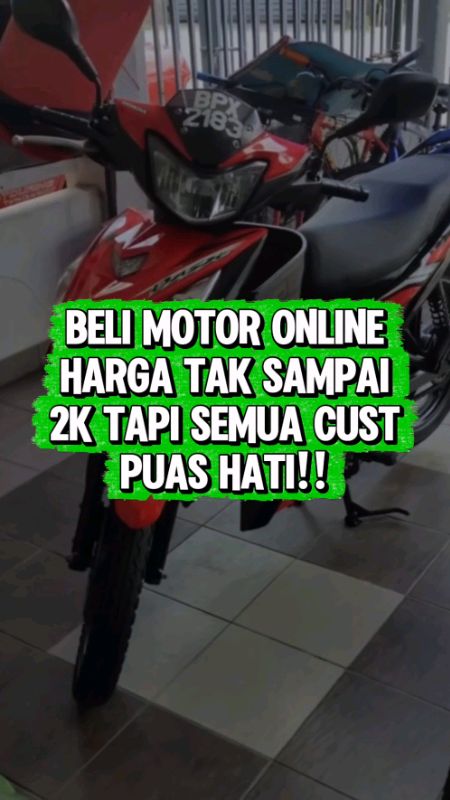 Tak sangka kat shopee pun boleh beli motor. condotion tip top harga pun lebih murah. #motor  #motoronline #shopeejimat #rider #shopeevid #jimat