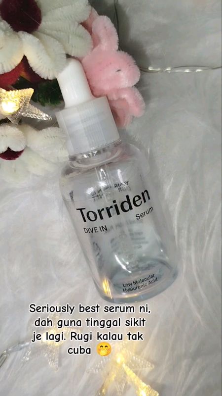 Serum ni best sebab low molecular, memang men...