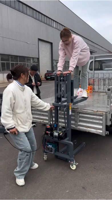 Dapatkan Disini⬆️ #electric #forklift #pallet #stacker #loader #lifting #portable #shopeehaul #trending #fyp