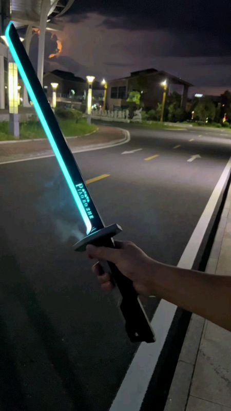 Spark Katana Lightsaber Toy Sword with Sound Effect #toysword #katana #lightsaber #pedangmainan #Rechargeable
