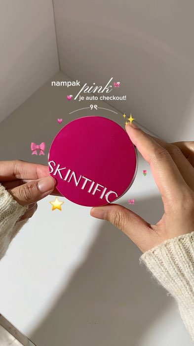 cushion pink baru from skintific 🎀 #cushionviral #cushionfoundation #pinkcushion #cushionbaruskintific #skintificpinkcushion #skintificmy
