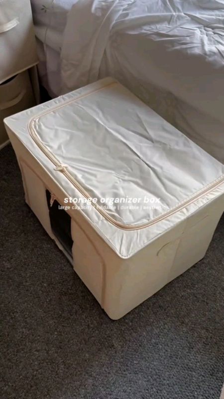 Nak jimat beli dekat sini je‼️ #storagebox #foldablestorage #kotakbaju #kotaksimpanbarang #kotakmurah