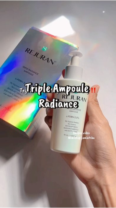 Siapa cakap REJURAN kena cucuk? Yang ni sapu je ✨ Repair kulit + glow sihat #fyp #shopeelagimurah #shopeehaul #rejuran #skincare #MustHave #Kbeauty