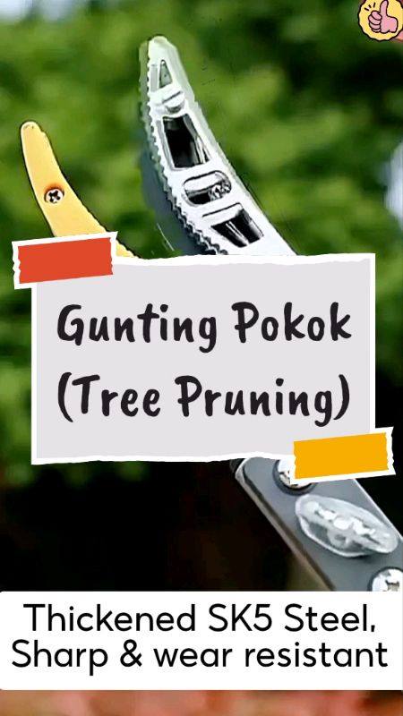 #GuntingPokok #BranchCutter #FruitPickingScissor #Gardener #shopeeLagiCepat #ShopeeLagiMurah #FypViral #fypp #FypShopee #ShopeeFyp #Fypage #FypShopee