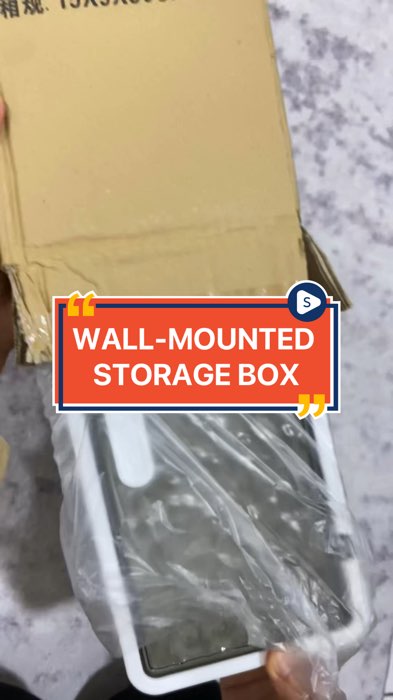 #fyp #storagebox #berusgigi #ubatgigi #murah #berbaloi #wallstorage #toiletrack #storagebox