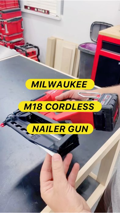 MILWAUKEE M18 CORDLESS NAILER GUN#cordless #fyp #trending #electroniczone #electriczone #shoppelagimurah #Milwaukee #Nailer #gun