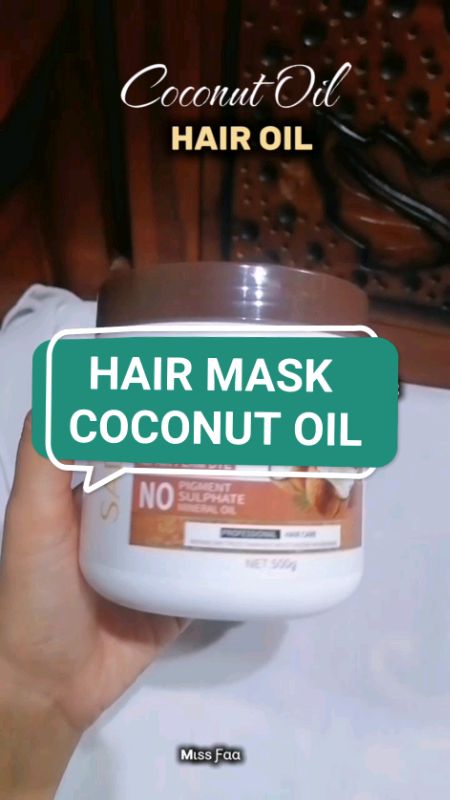 #hairmask #coconutoilhairmask #coconutoil #haircare #haircareroutine #shopeehaul #shopeelagimurah #shopeemy #racunshopee