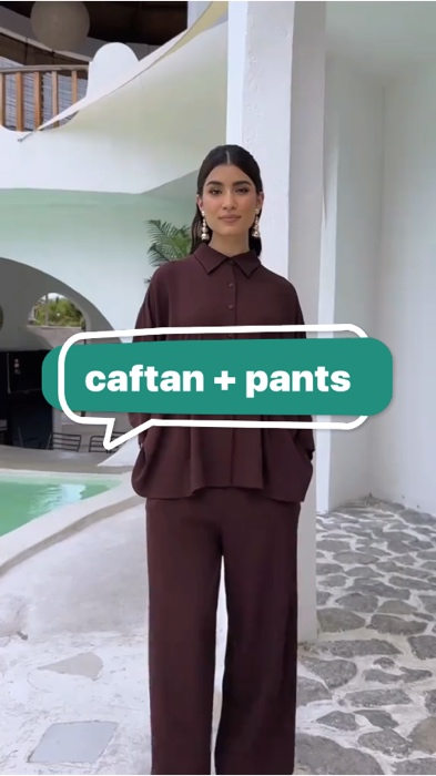 #WomenFashion #OOTDMalaysia #cuteootd #FashionInspo #ShopeeMalaysia #ElegantLook #caftanset