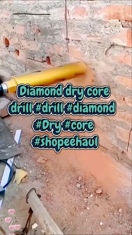Diamond dry core drill #drill #diamond  #Dry #core #shopeehaul