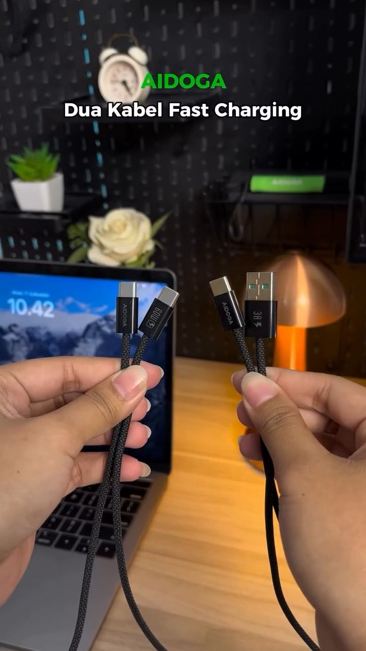 USB / Type-c Fast Charging Powerbank #aidoga #Cable #kabel #fastcharging #datacable