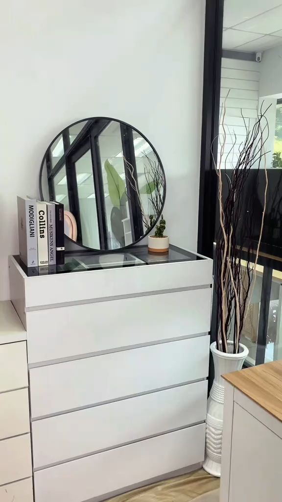 #chestdrawer #drawerbaju #drawer #dressingtable #makeuptable