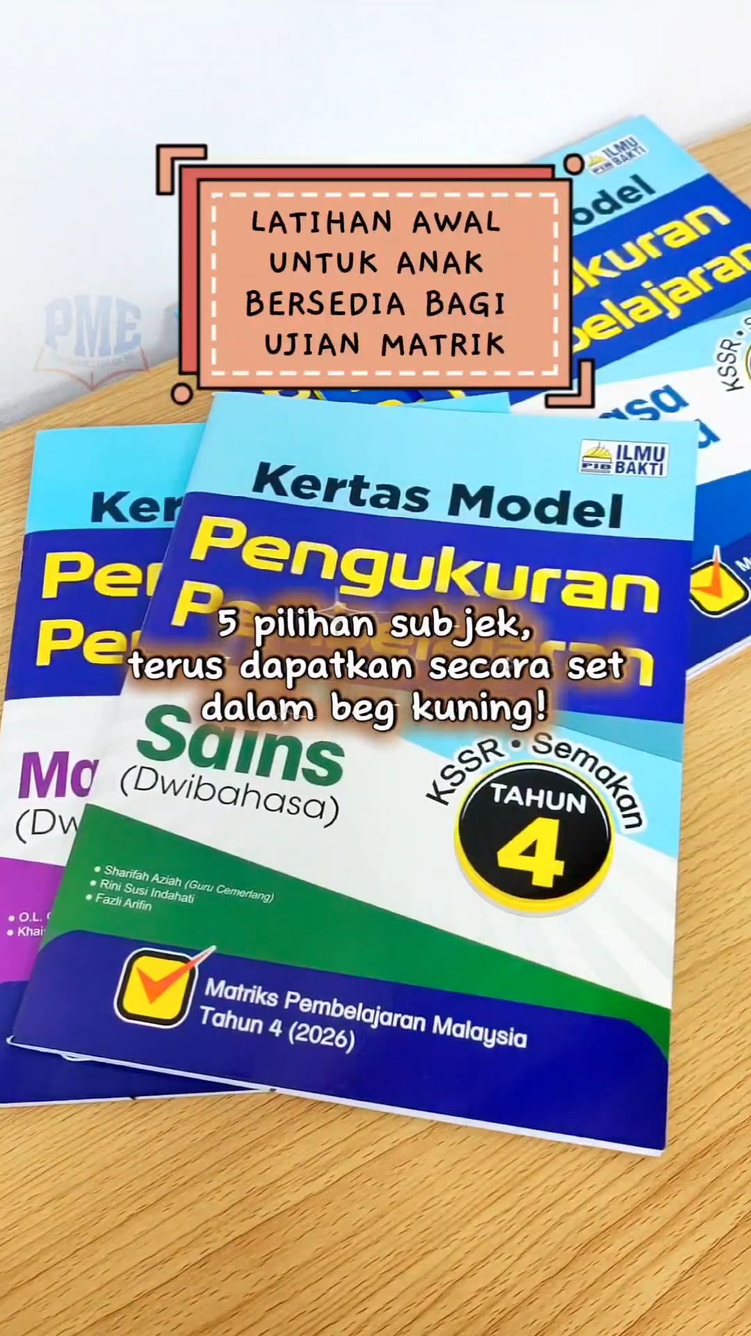 Latihan awal untuk anak tahun 4 bersedia bagi ujian matrik🔥📚 #PMEBookshop #shopee #ujianmatrik #kertasmodelpengukuranpembelejaran #tahun4