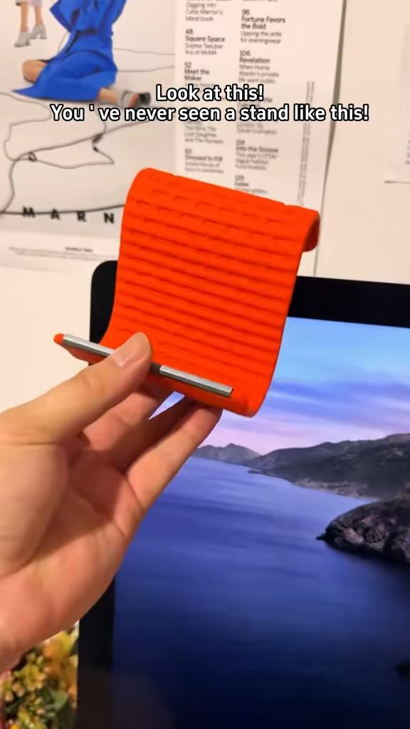 pgrade your digital life with this new flexible silicone phone holder! #PhoneHolder #DesktopStand #TabletStand #techaccessories