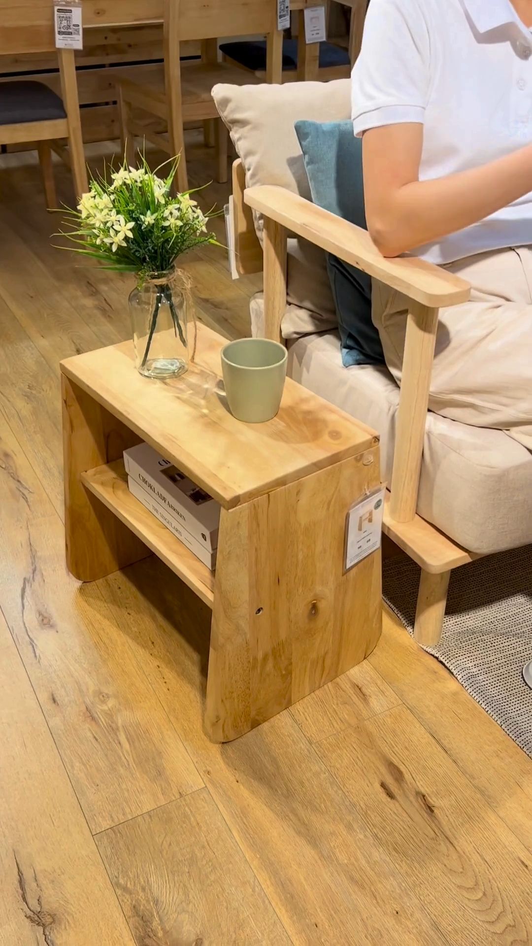 Natural Signature 4810 A Shoe Rack/Solid wooden shoe rack/A型穿鞋凳/实木穿鞋凳